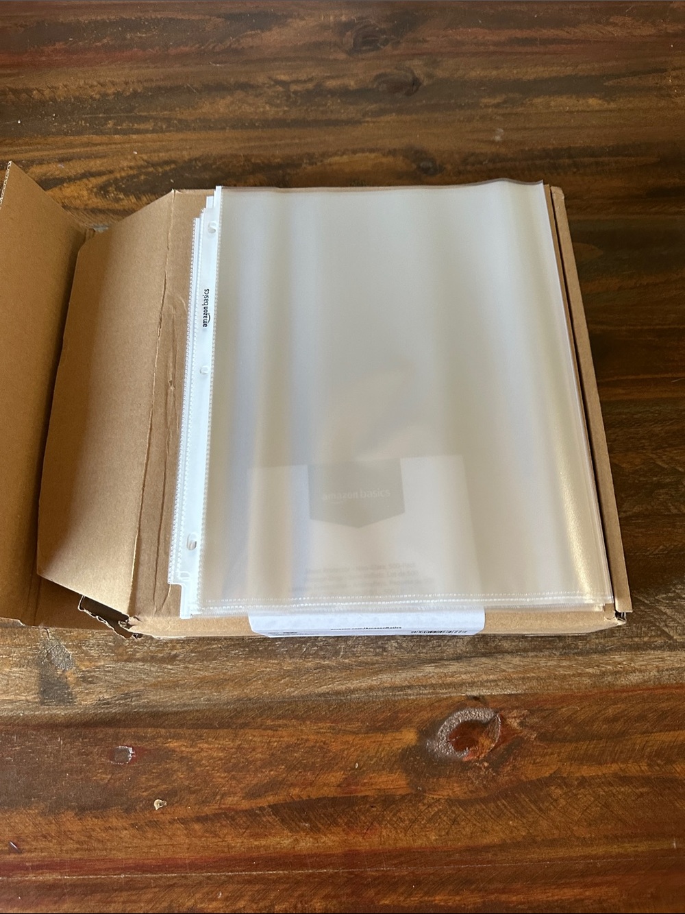 400+ Clear Plastic Sheet Protectors for Home Organization - White